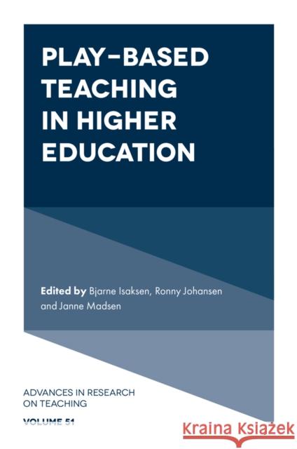 Play-based Teaching in Higher Education  9781836622239 Emerald Publishing Limited - książka