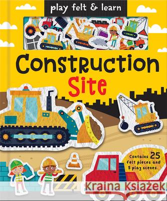 Play Felt Construction Site Alice Barker Gareth Williams 9781835554623 Two Windmills - książka