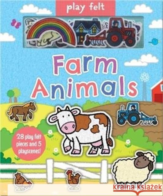 Play Felt Farm Animals - Activity Book Ranson, Erin 9781787005235 Soft Felt Play Books - książka