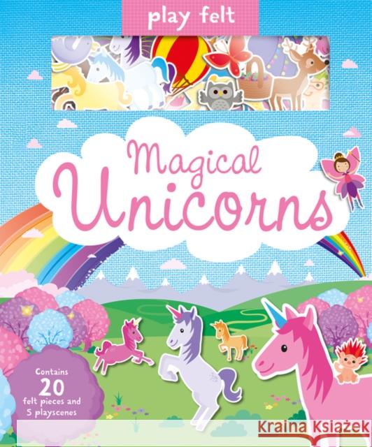 Play Felt Magical Unicorns - Activity Book Joshua George 9781789580310 Gemini Books Group Ltd - książka