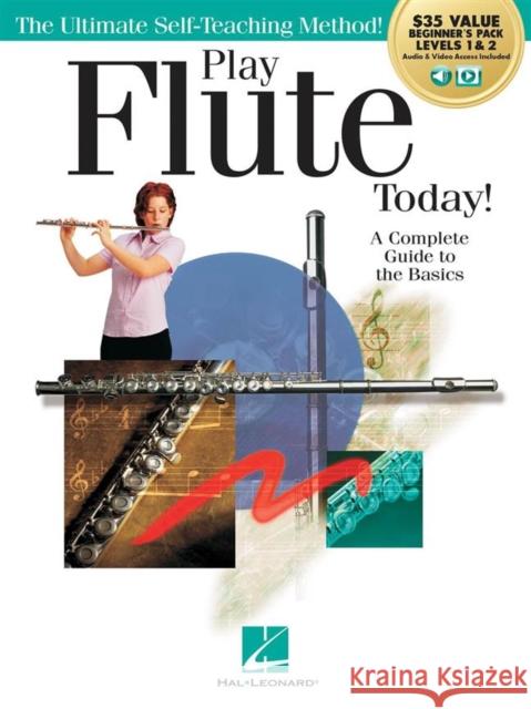 Play Flute Today! Beginner's Pack: Level 1 & 2 Method Book With Audio & Video Access Kaye Clements 9781540052407 Hal Leonard Publishing Corporation - książka