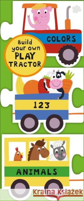 Play Tractor Chunky Set: Colors, 123, Animals Roger Priddy 9780312529789 Priddy Books - książka