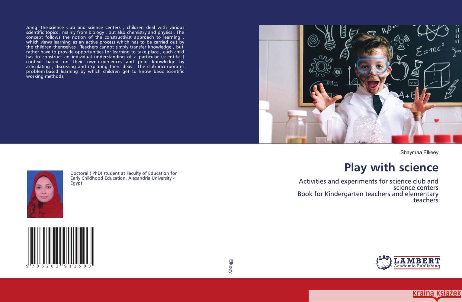 Play with science Elkeey, Shaymaa 9786203911503 LAP Lambert Academic Publishing - książka