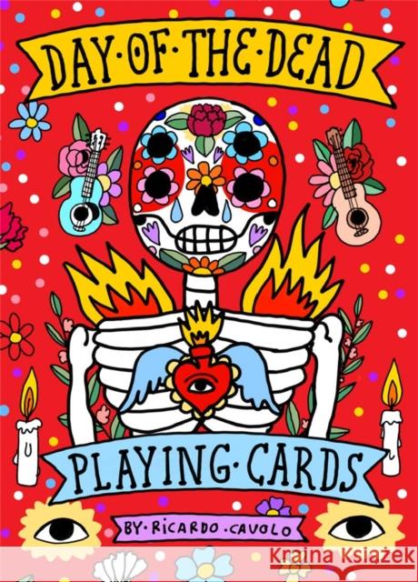Playing Cards: Day of the Dead: (Día de Los Muertos; Standard Card Deck) Cavolo, Ricardo 9781786275103 Laurence King - książka