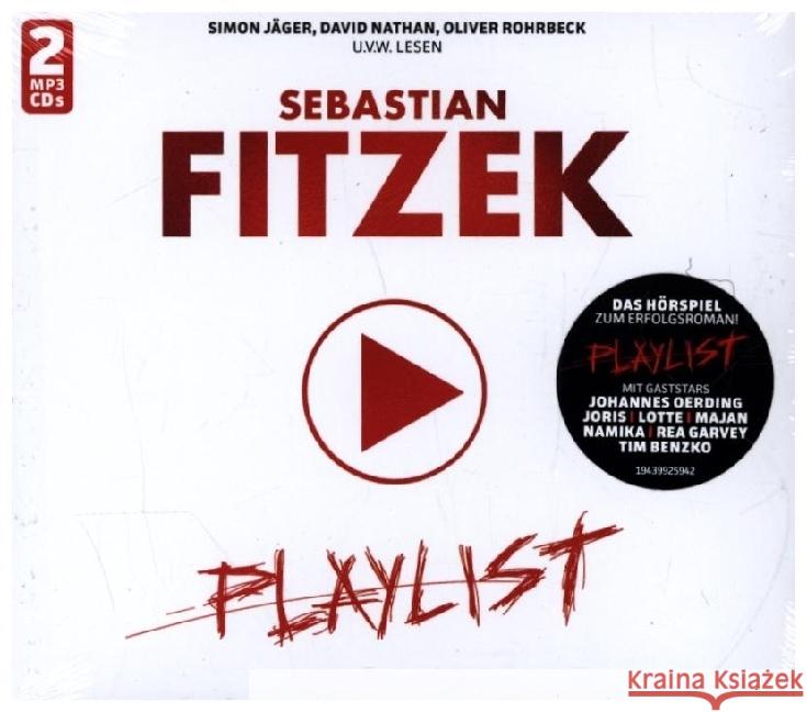 Playlist, 2 Audio-CD-ROM Fitzek, Sebastian 0194399259429 Sony Music Entertainment - książka