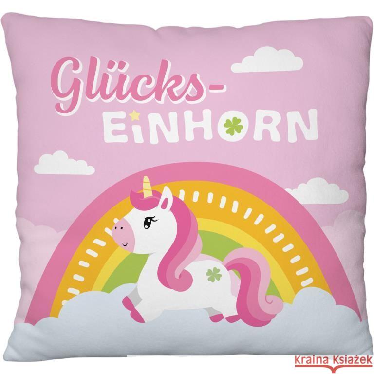 Plüschkissen Motiv Einhorn  4036018702427 sheepworld - książka