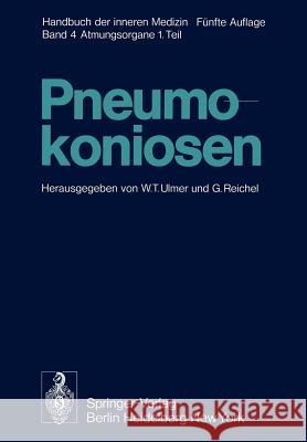 Pneumokoniosen W. T. Ulmer G. Reichel 9783642662652 Springer - książka