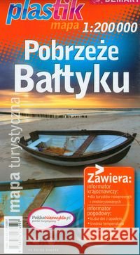Pobrzeże Bałtyku PLASTIK mapa  9788374276597 Demart - książka