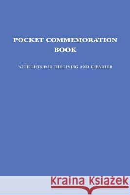 Pocket Commemoration Book Eastern Orthodox Church 9781950067497 Exaltation Press - książka