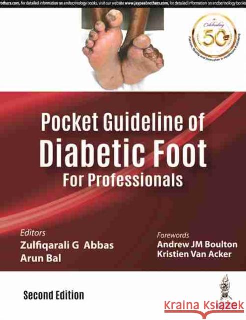 Pocket Guideline of Diabetic Foot: For Professionals Zulfiqarali G Abbas Arun Bal  9789352703135 Jaypee Brothers Medical Publishers - książka