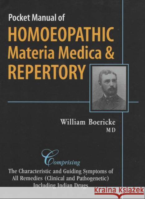 Pocket Manual of Materia Medica and Repertory Garth William Boericke 9788131901571 B Jain Publishers Pvt Ltd - książka