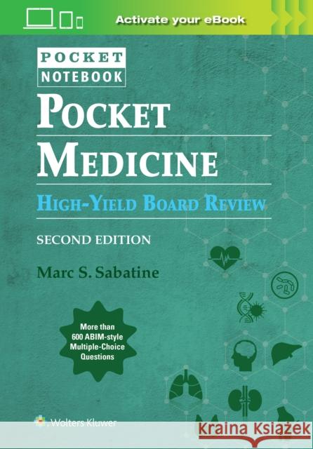 Pocket Medicine High Yield Board Review MARC SABATINE 9781975209810 Wolters Kluwer Health - książka