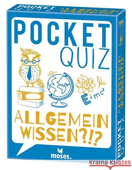 Pocket Quiz Allgemeinwissen (Spiel) : 150 Fragen für alle Besserwisser! Vogel, Elke 9783964550019 moses. Verlag - książka