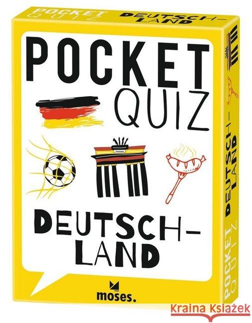 Pocket Quiz Deutschland (Spiel) Grundorf, Darren, Zimmermann, Tom 9783964550569 moses. Verlag - książka