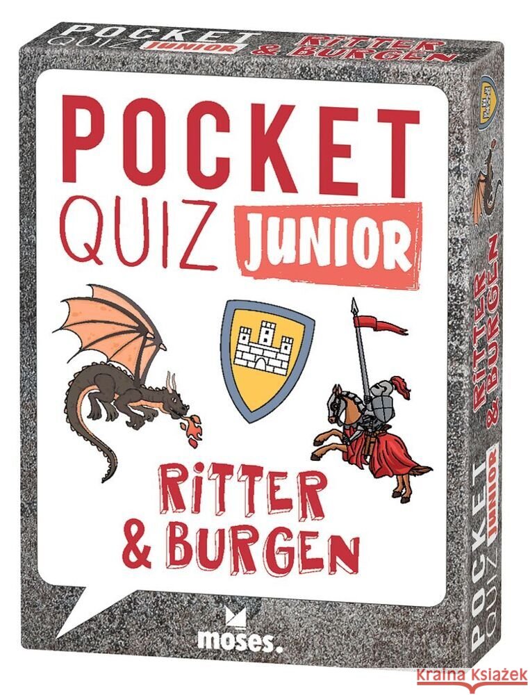 Pocket Quiz junior Ritter und Burgen Saan, Anita van 9783964553867 moses. Verlag - książka