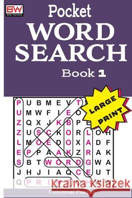 Pocket WORD SEARCH Puzzles Universal Puzzles 9781979665360 Createspace Independent Publishing Platform - książka