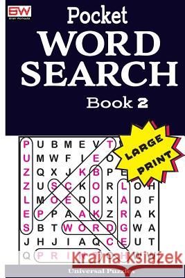 Pocket WORD SEARCH Puzzles Universal Puzzles 9781979665421 Createspace Independent Publishing Platform - książka