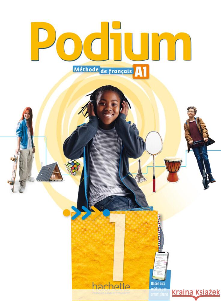 Podium 1, m. 1 Buch, m. 1 Beilage Gallon, Fabienne, Mathieu-Benoit, Émilie 9783196433845 Hueber - książka