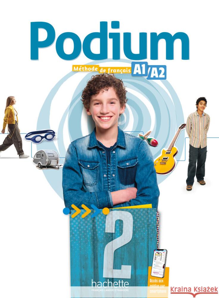 Podium 2, m. 1 Buch, m. 1 Beilage Gallon, Fabienne, Mathieu-Benoit, Émilie 9783196633849 Hueber - książka
