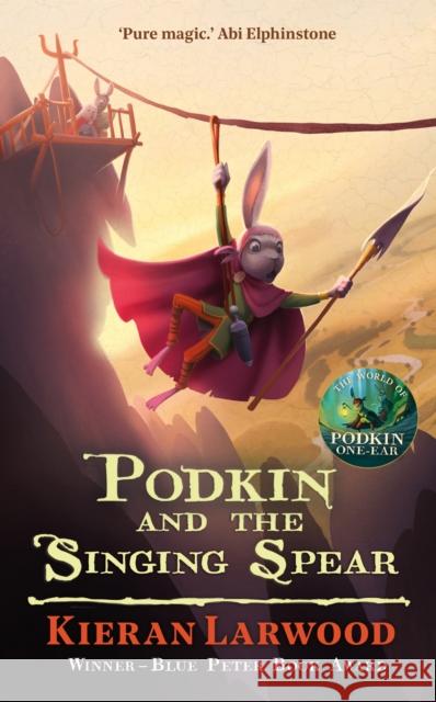 Podkin and the Singing Spear Kieran Larwood 9780571369485 Faber & Faber - książka