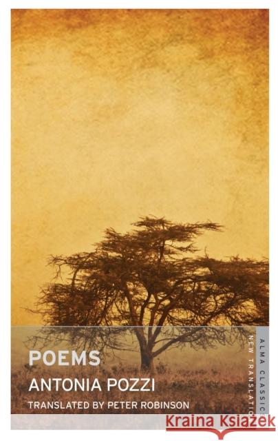 Poems Antonia Pozzi Peter Robinson  9781847494702 Alma Classics - książka