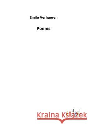 Poems Emile Verhaeren 9783732623594 Salzwasser-Verlag Gmbh - książka