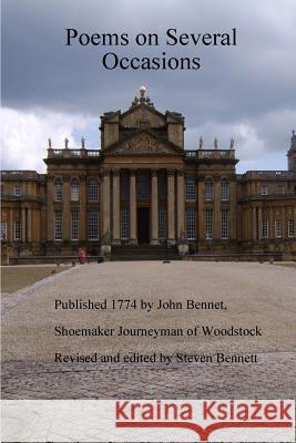 Poems on Several Occasions Professor John Bennet 9781409250456 Lulu.com - książka