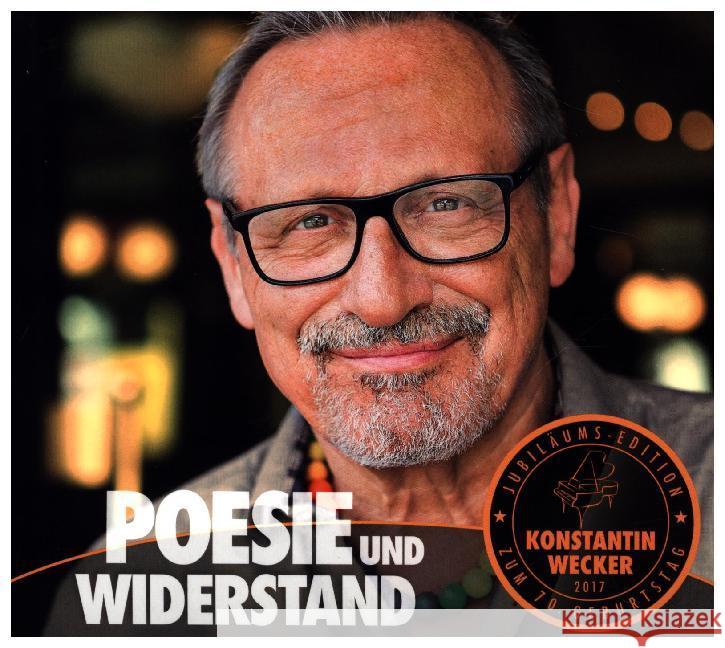 Poesie und Widerstand, 2 Audio-CDs : Jubiläums Edition zum 70. Geburtstag 2017 Wecker, Konstantin 4042564175363 Sturm & Klang - książka