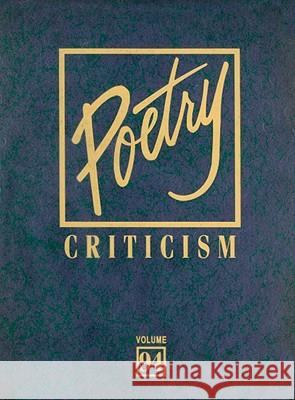 Poetry Criticism Lee, Michelle 9781414433196 Gale Cengage - książka