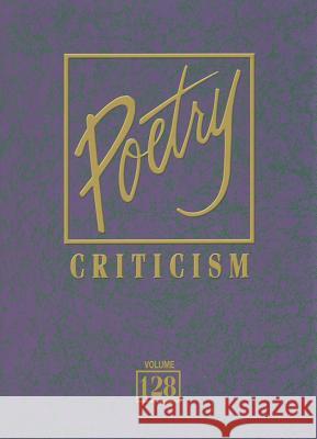 Poetry Criticism Gale 9781414485393 Gale Cengage - książka