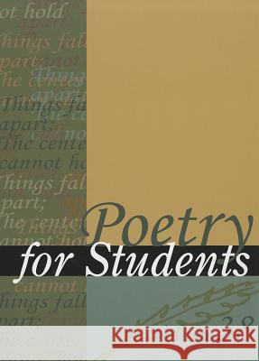 Poetry for Students: Presenting Analysis, Context, and Criticism on Commonly Studied Poetry  9781414467054 Gale Cengage - książka