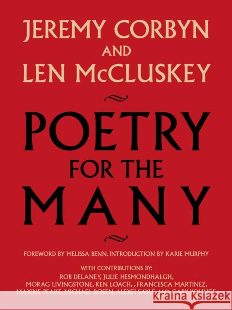 Poetry for the Many Len McCluskey 9781682195024 OR Books - książka