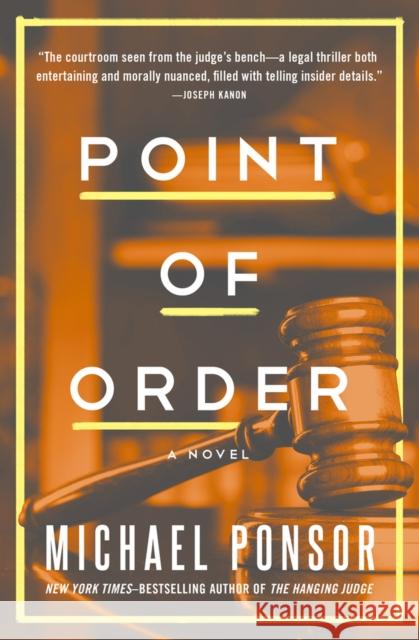 Point of Order Michael Ponsor 9781504082822 Open Road Media - książka