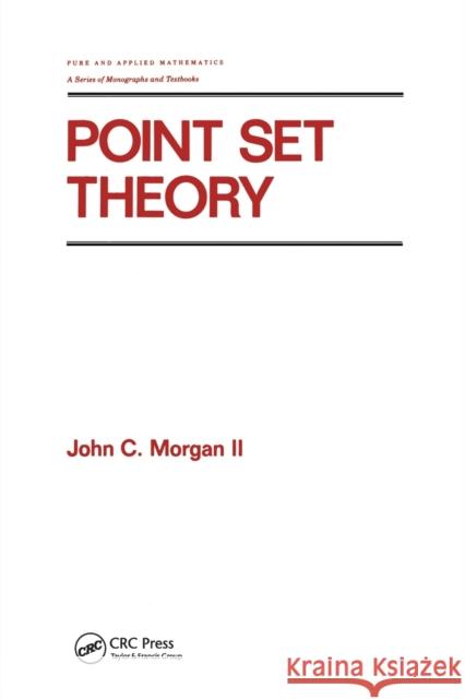 Point Set Theory Morgan   9780367450946 CRC Press - książka