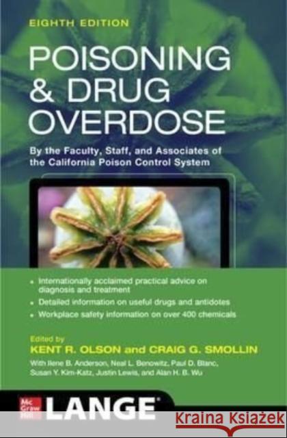 Poisoning and Drug Overdose, Eighth Edition Kent Olson Alan Wu Paul Blanc 9781264259083 McGraw-Hill Education / Medical - książka