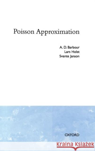 Poisson Approximation  9780198522355 OXFORD UNIVERSITY PRESS - książka