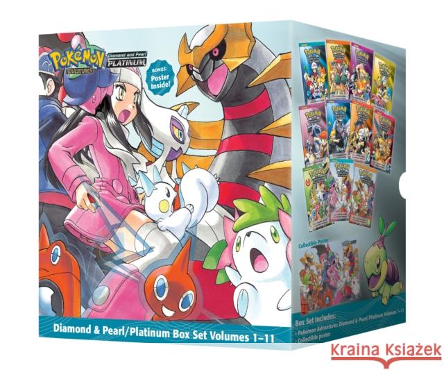 Pokemon Adventures Diamond & Pearl / Platinum Box Set: Includes Volumes 1-11 Hidenori Kusaka 9781421577777 Viz Media, Subs. of Shogakukan Inc - książka