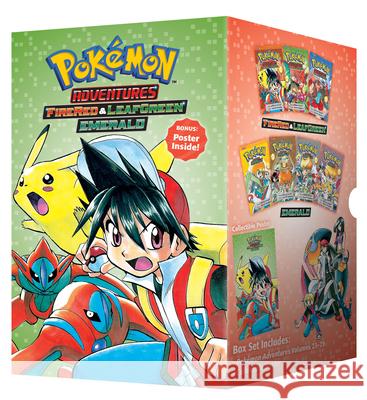 Pokemon Adventures FireRed & LeafGreen / Emerald Box Set: Includes Vols. 23-29 Hidenori Kusaka 9781421582788 Viz Media, Subs. of Shogakukan Inc - książka