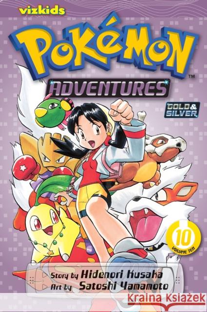 Pokemon Adventures (Gold and Silver), Vol. 10 Hidenori Kusaka 9781421530635 Viz Media, Subs. of Shogakukan Inc - książka