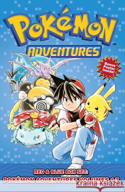 Pokemon Adventures Red & Blue Box Set (Set Includes Vols. 1-7) Hidenori Kusaka 9781421550060 Viz Media, Subs. of Shogakukan Inc - książka