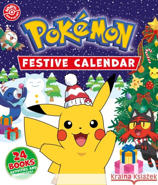 Pokemon: Festive Calendar: A festive collection of 24 books, activities and surprises! Pokemon 9780008609153 HarperCollins Publishers - książka