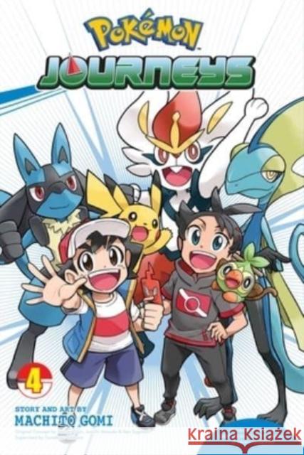 Pokemon Journeys, Vol. 4 Machito Gomi 9781974734269 Viz Media, Subs. of Shogakukan Inc - książka