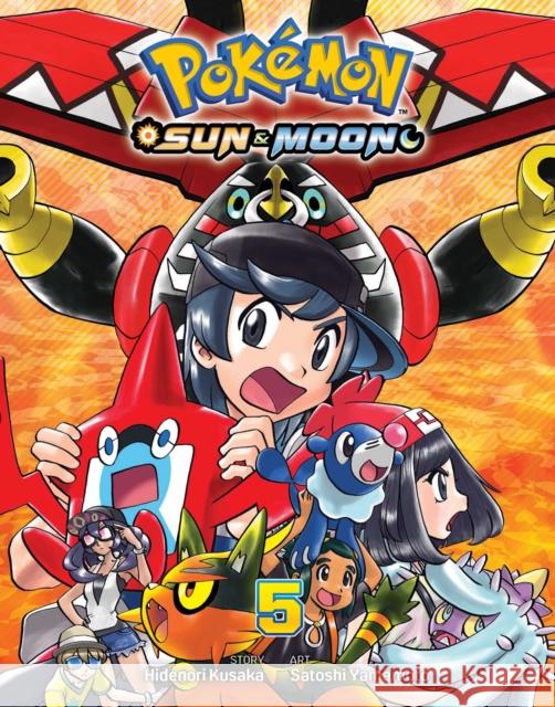 Pokemon: Sun & Moon, Vol. 5 Hidenori Kusaka 9781974706495 Viz Media - książka