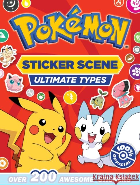 POKEMON ULTIMATE TYPES STICKER SCENE Pokemon 9780008615451 HarperCollins Publishers - książka