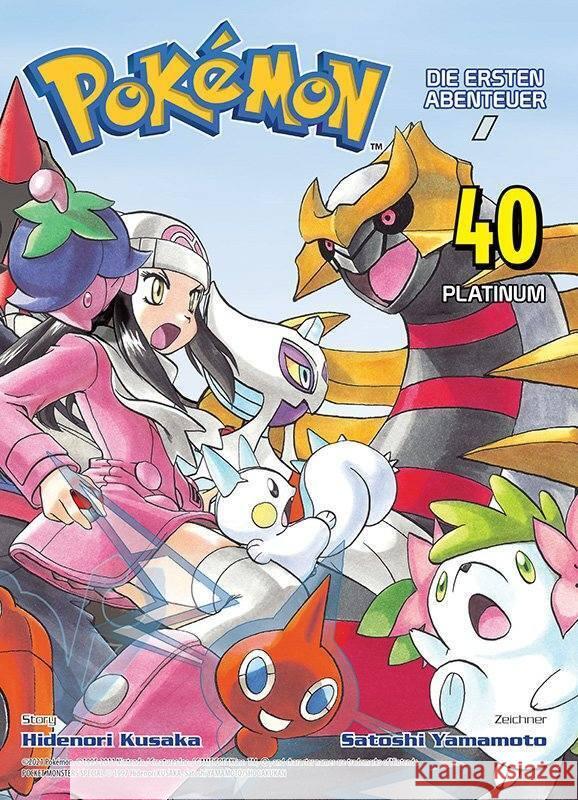 Pokémon - Die ersten Abenteuer - Platinum. Bd.40 Kusaka, Hidenori, Yamamoto, Satoshi 9783741624186 Panini Manga und Comic - książka