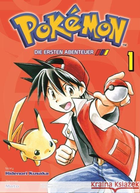 Pokémon - Die ersten Abenteuer. Bd.1 Kusaka, Hidenori; Mato 9783957986368 Panini Manga und Comic - książka