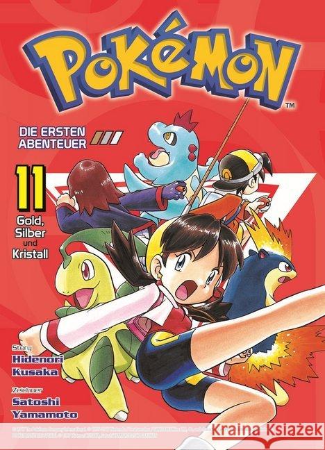 Pokémon - Die ersten Abenteuer. Bd.11 : Gold, Silber und Kristall Kusaka, Hidenori; Yamamoto, Satoshi 9783741603280 Panini Manga und Comic - książka