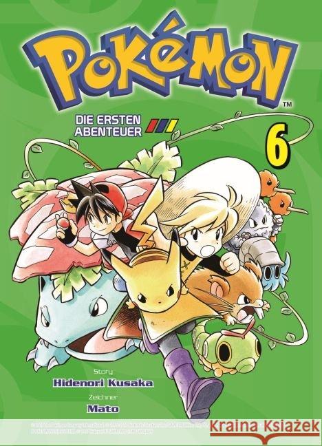 Pokémon - Die ersten Abenteuer. Bd.6 Kusaka, Hidenori; Mato 9783741601965 Panini Manga und Comic - książka