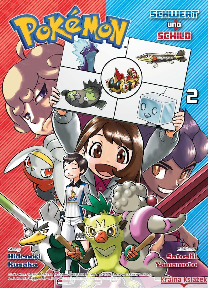 Pokémon - Schwert und Schild. Bd.2 Kusaka, Hidenori, Yamamoto, Satoshi 9783741624179 Panini Manga und Comic - książka