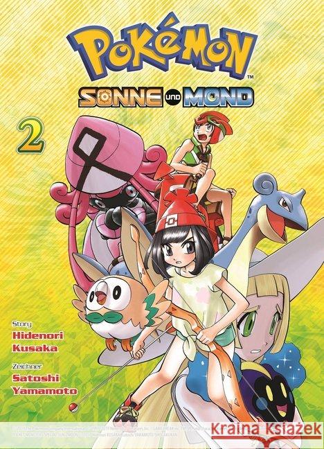 Pokémon - Sonne und Mond. Bd.2 Kusaka, Hidenori; Yamamoto, Satoshi 9783741612039 Panini Manga und Comic - książka